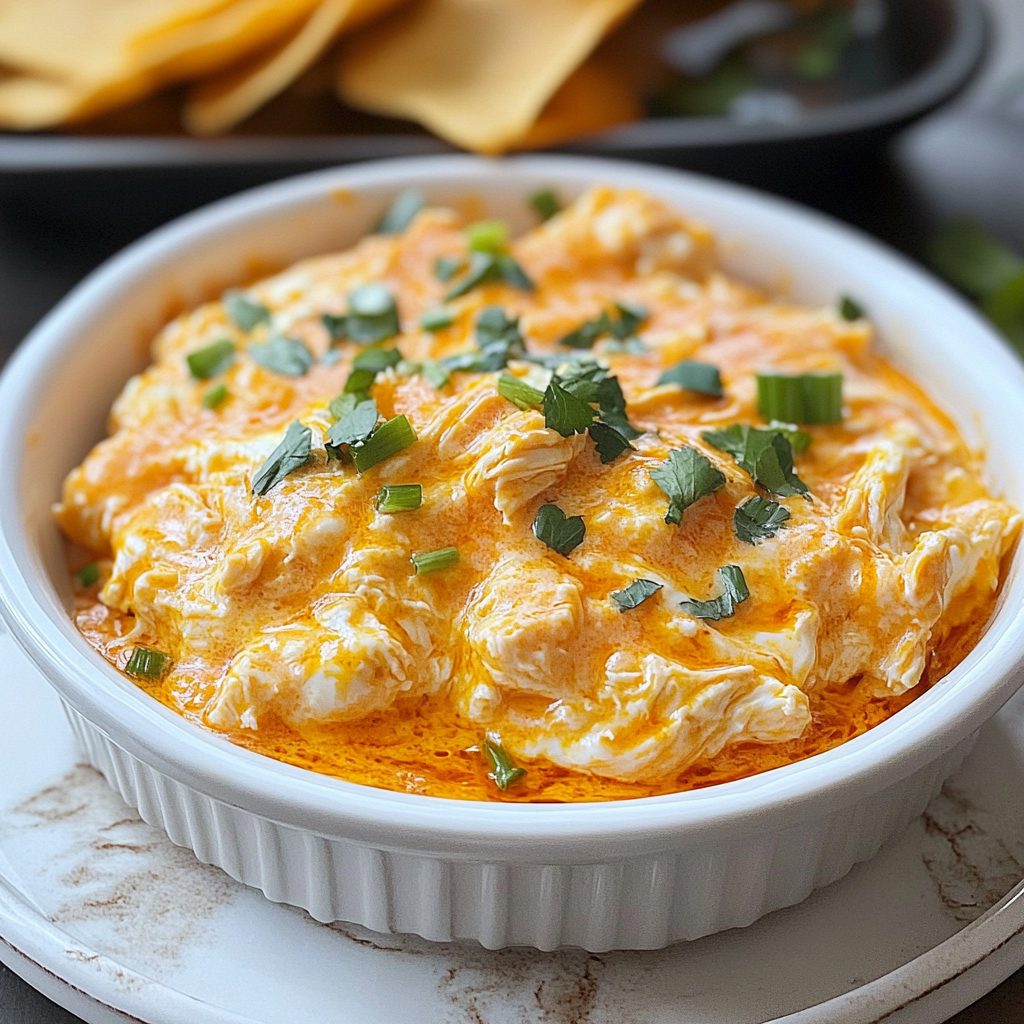 Cheesy Buffalo Chicken Dip