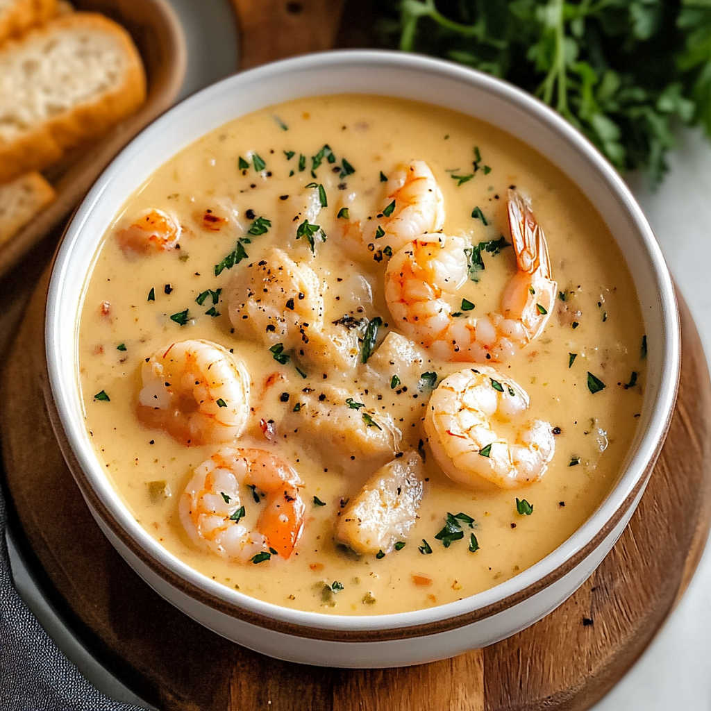 Crab and Shrimp Seafood Bisque