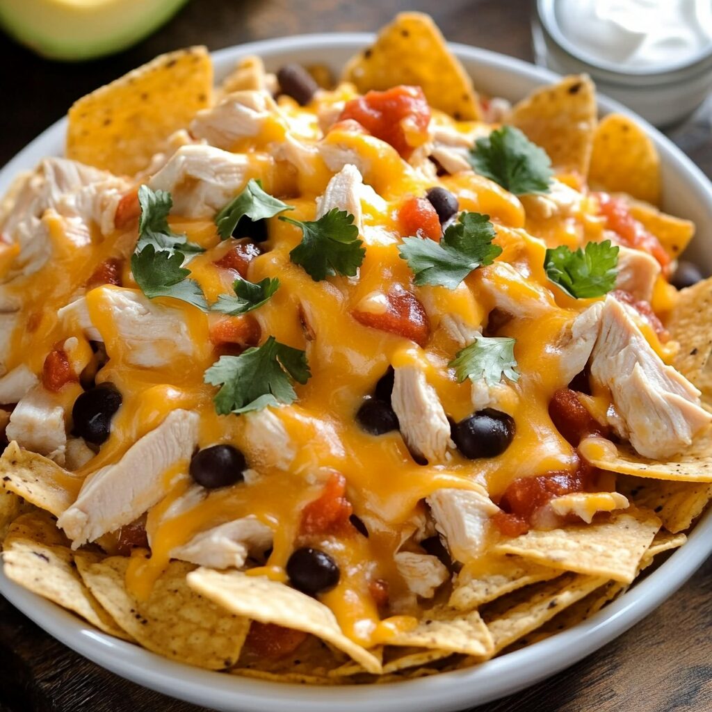 Creamy Chicken Nachos