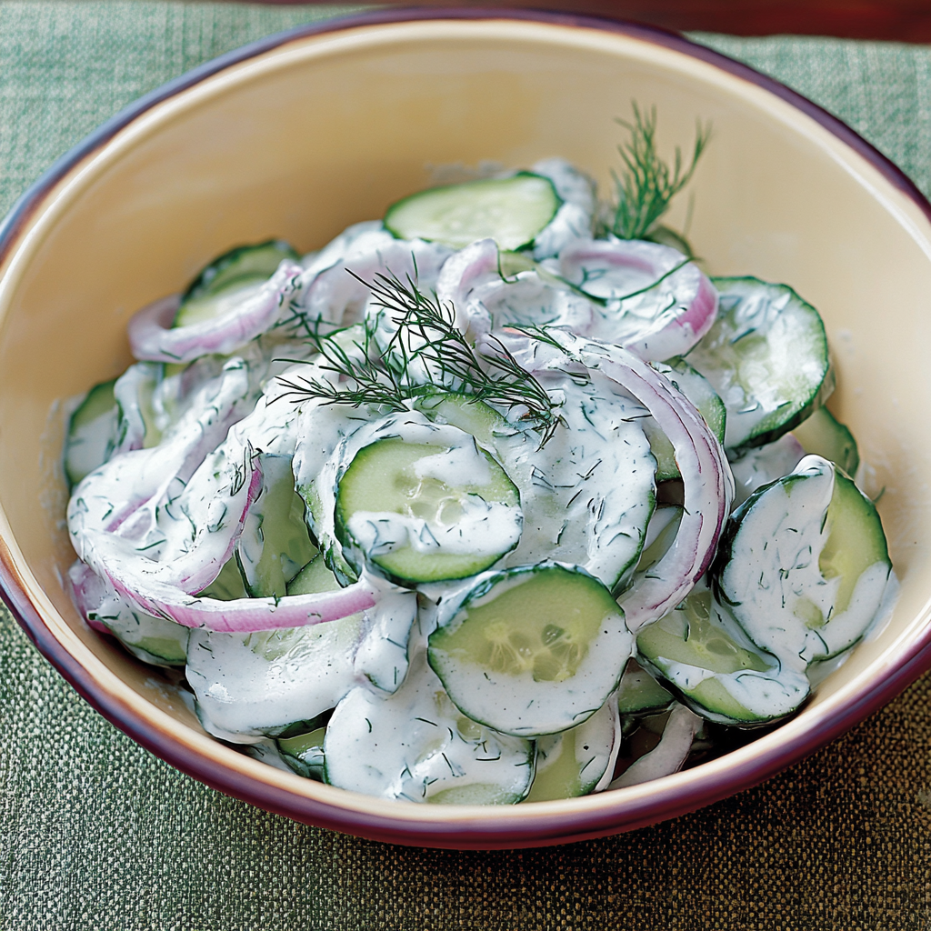 Creamy Cucumber Salad