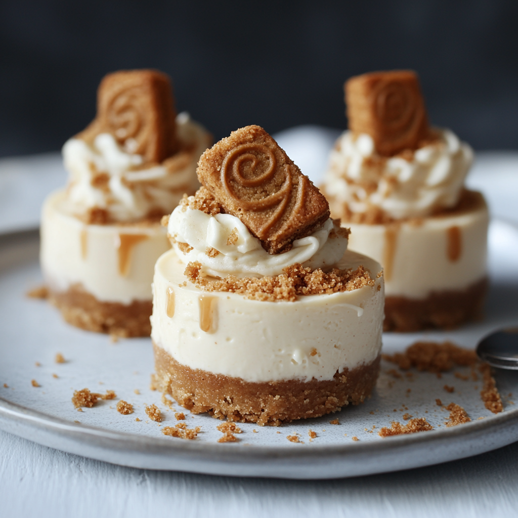 Mini Biscoff Cheesecakes