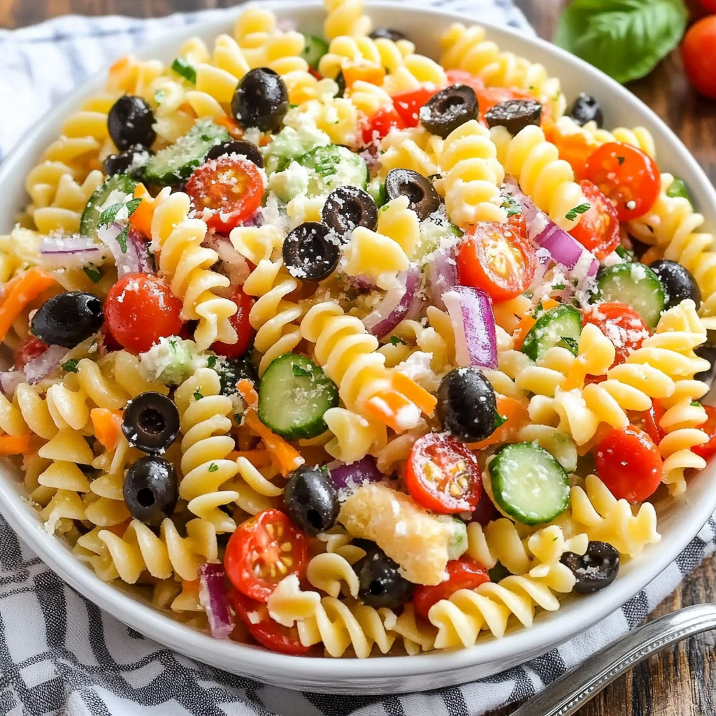 Olive Garden-Inspired Pasta Salad