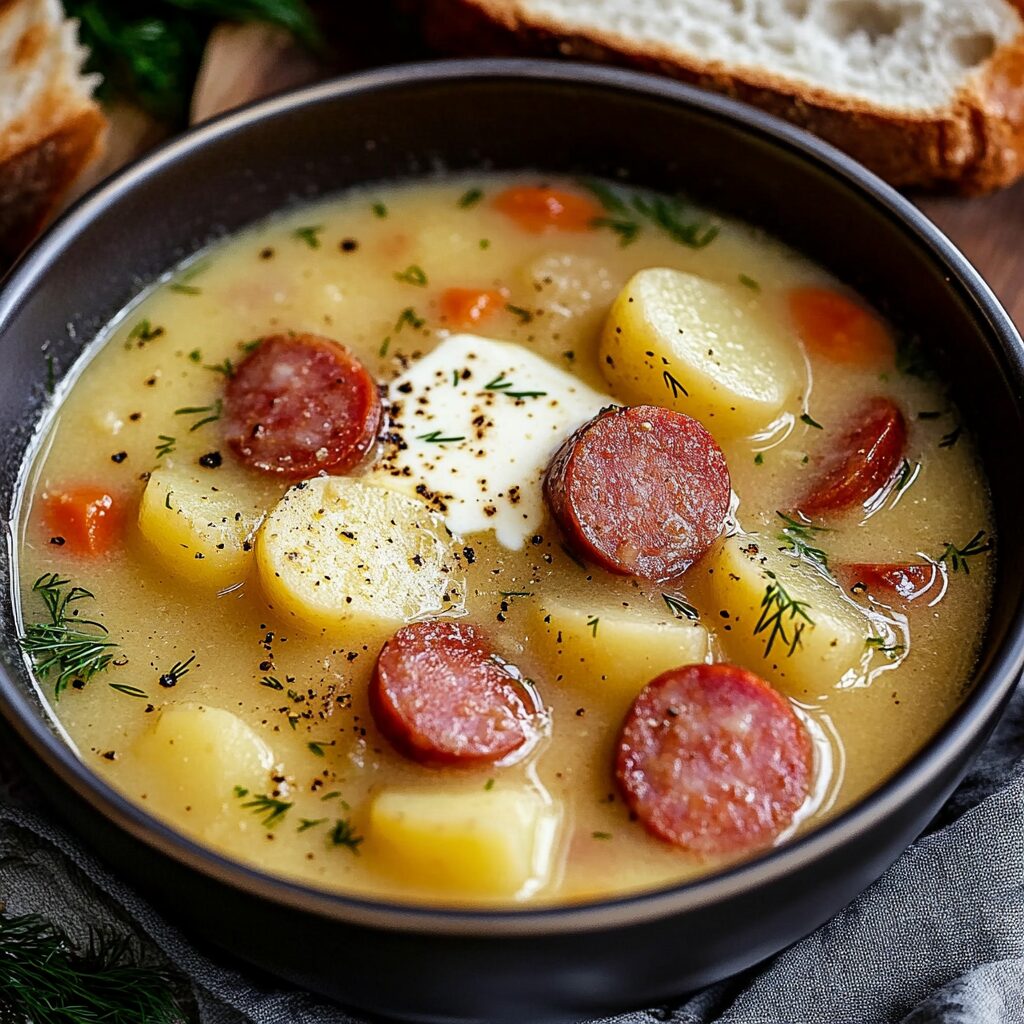Polish Potato Soup (Kartoflanka)
