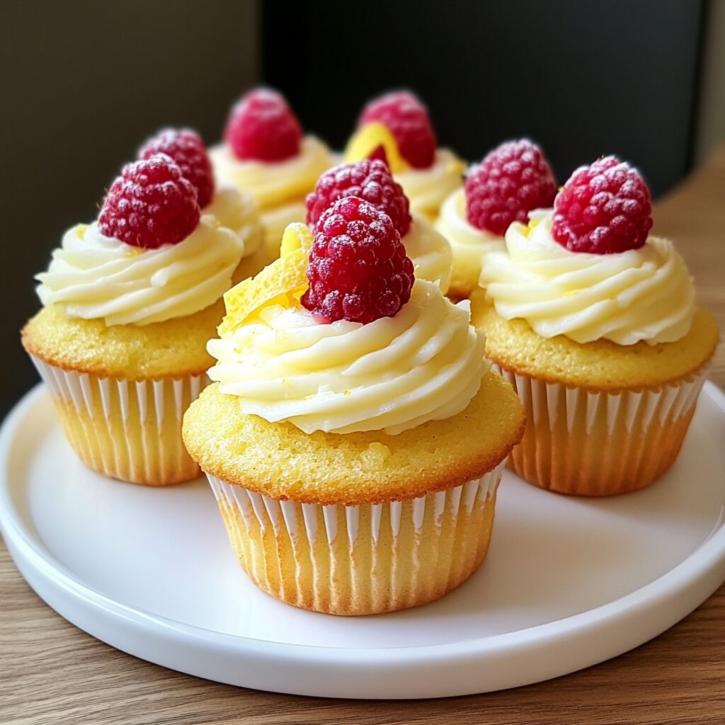 Raspberry Lemon Heaven Cupcakes