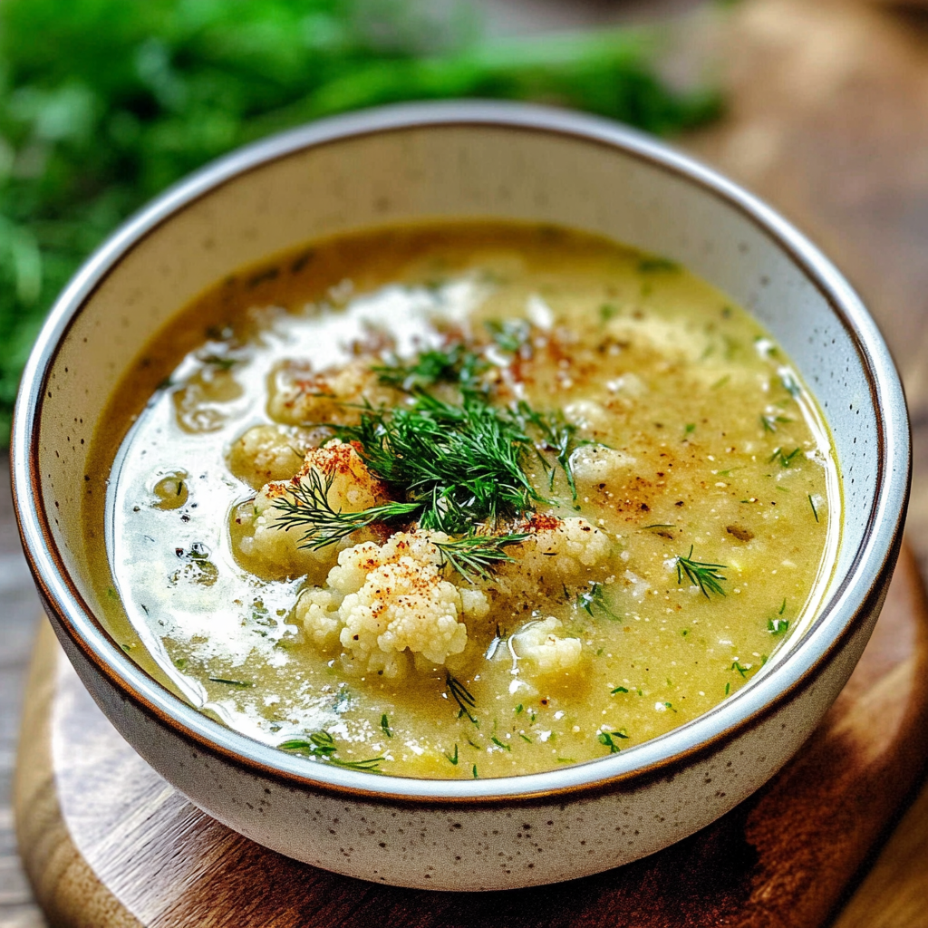 Roasted Cauliflower Soup