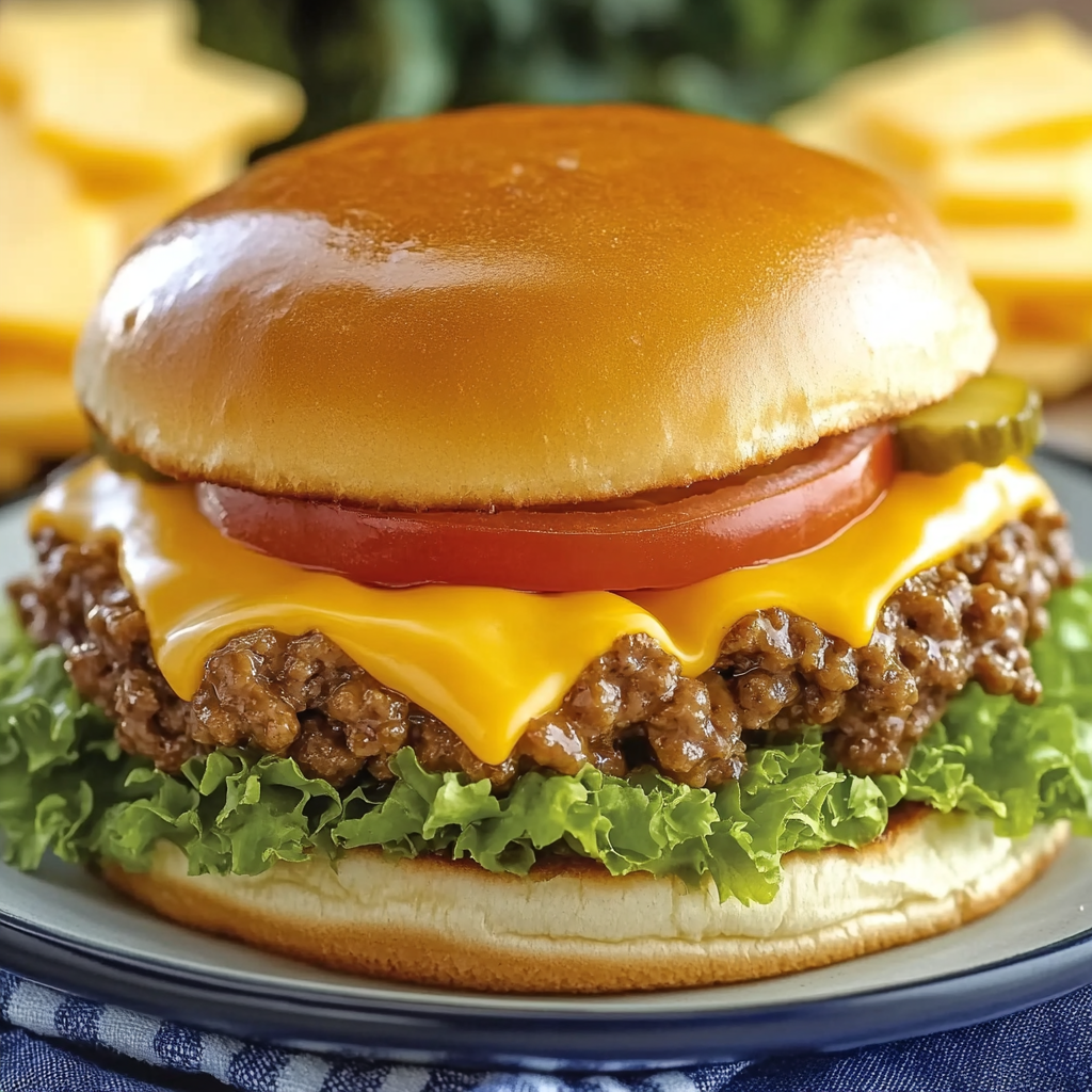 Slow-Cooked Crockpot Cheeseburgers