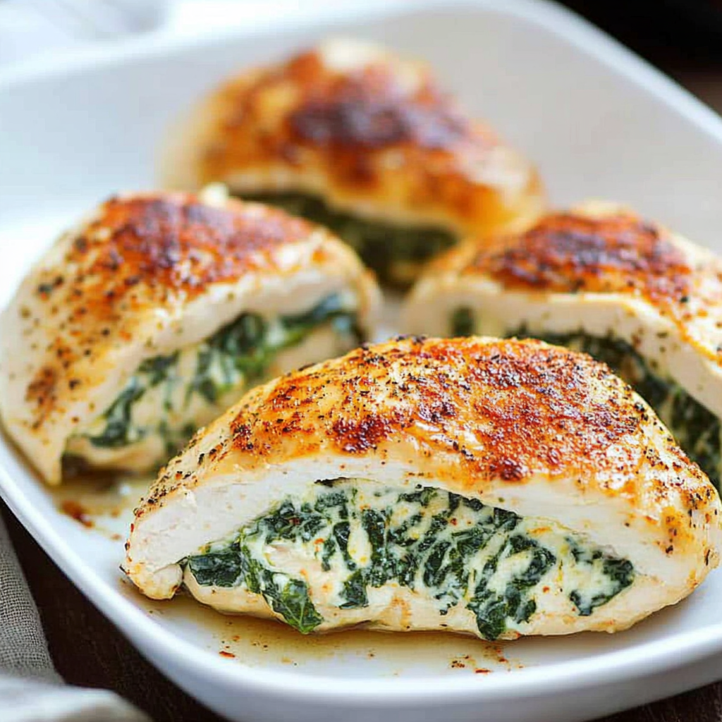 Spinach Stuffed Chicken