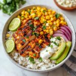 Street Corn Chicken Rice Bowl