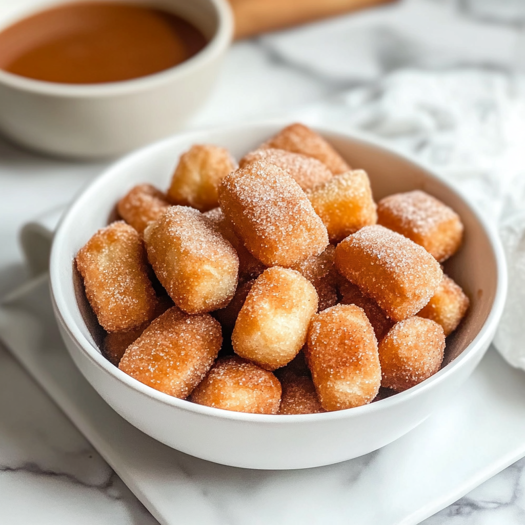 Sweet Air Fryer Churro Bites