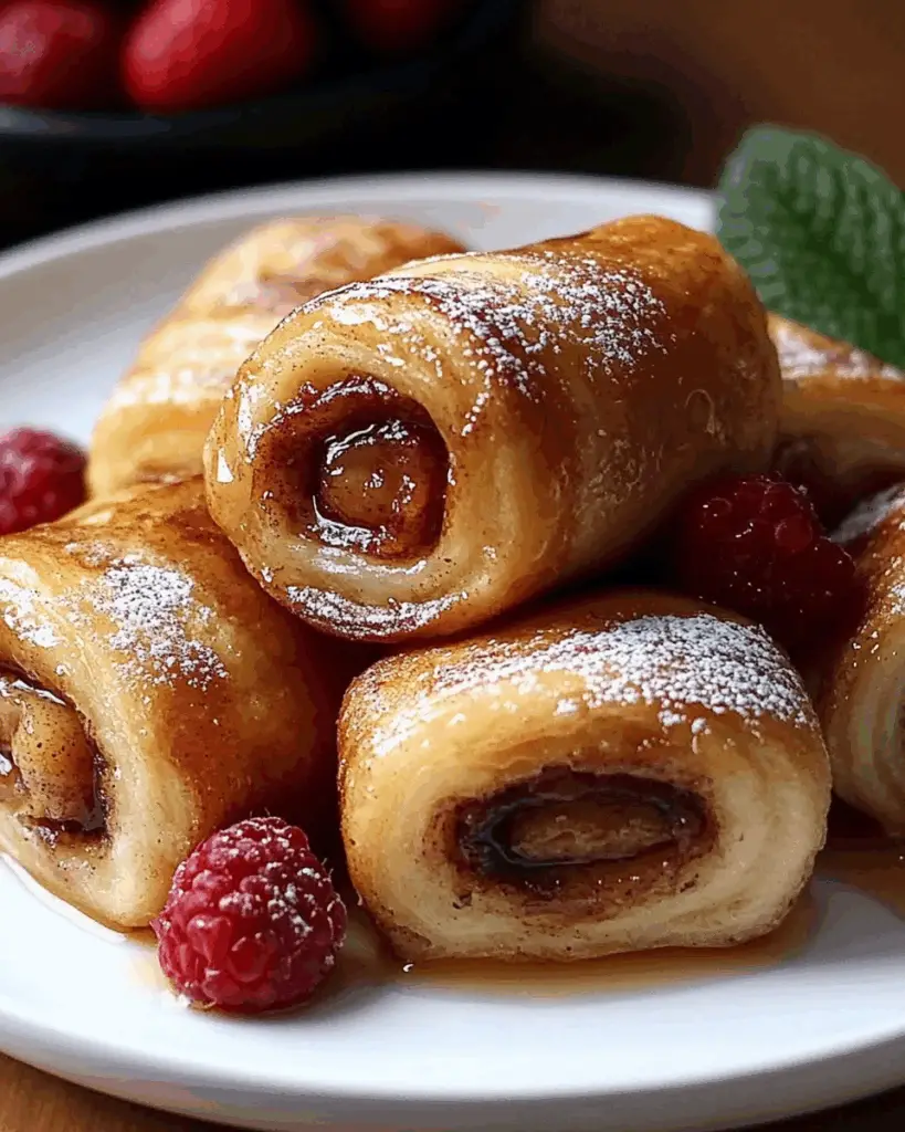 Cinnamon Roll French Toast Roll-Ups