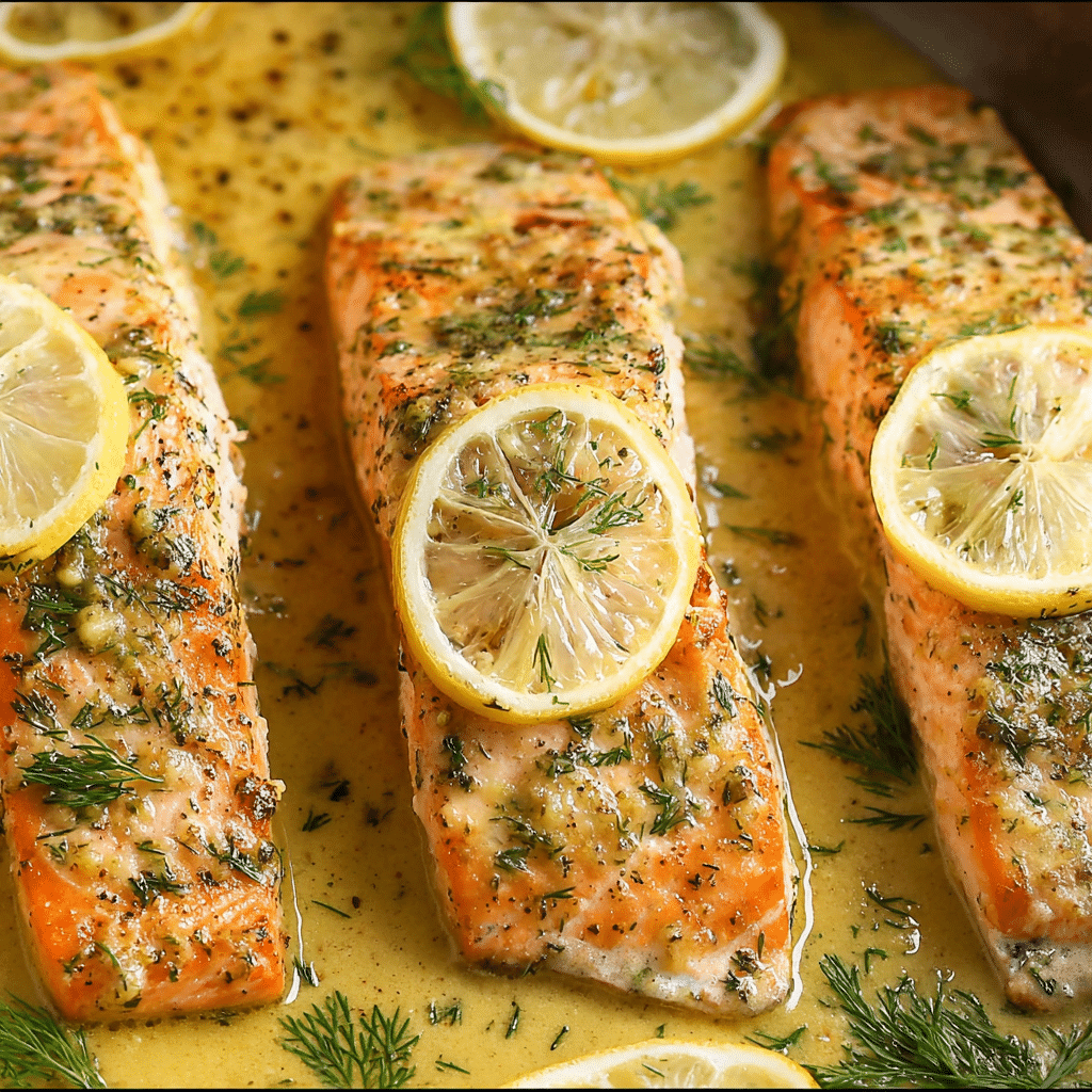 Baked Lemon Dill Salmon
