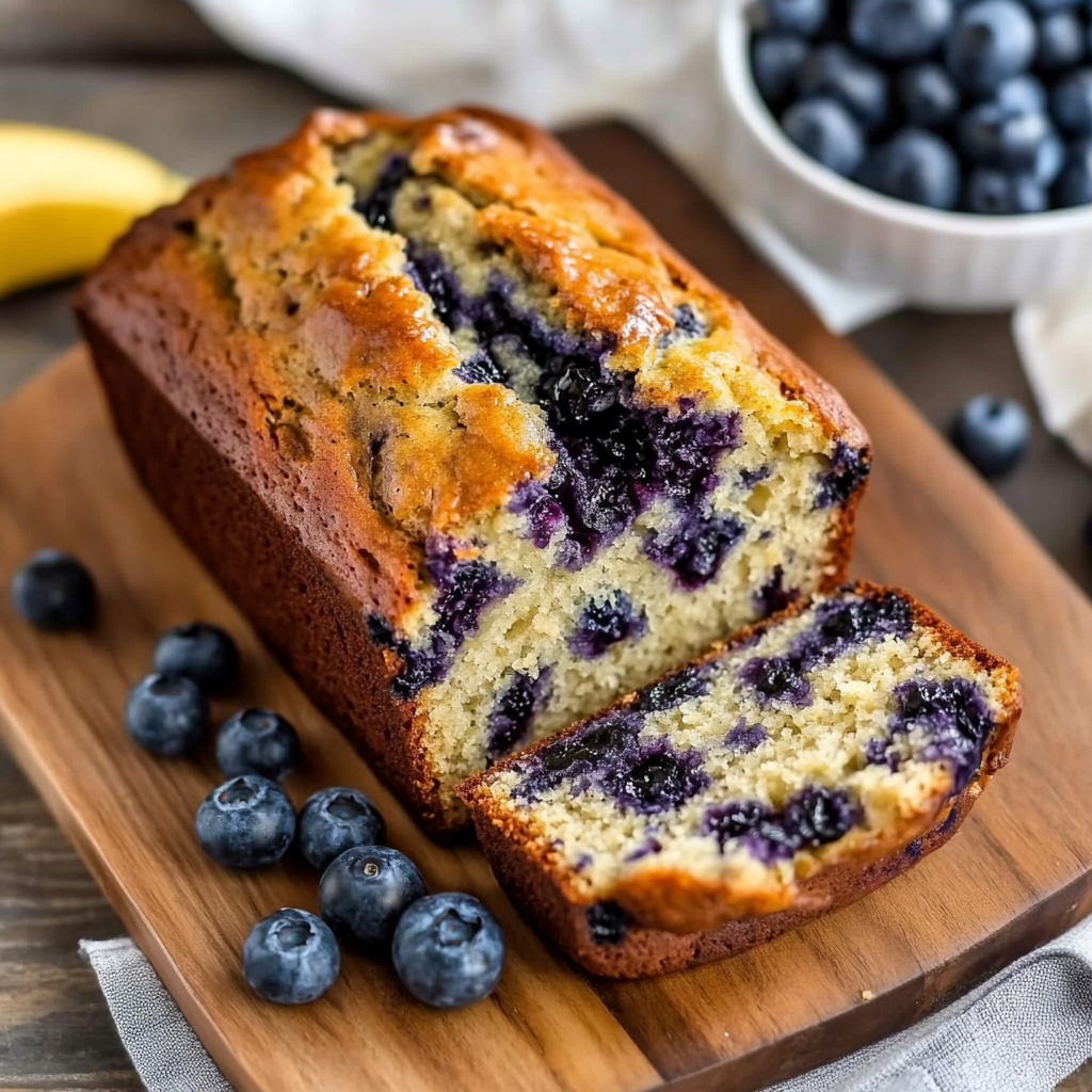 Blueberry Banana Bread