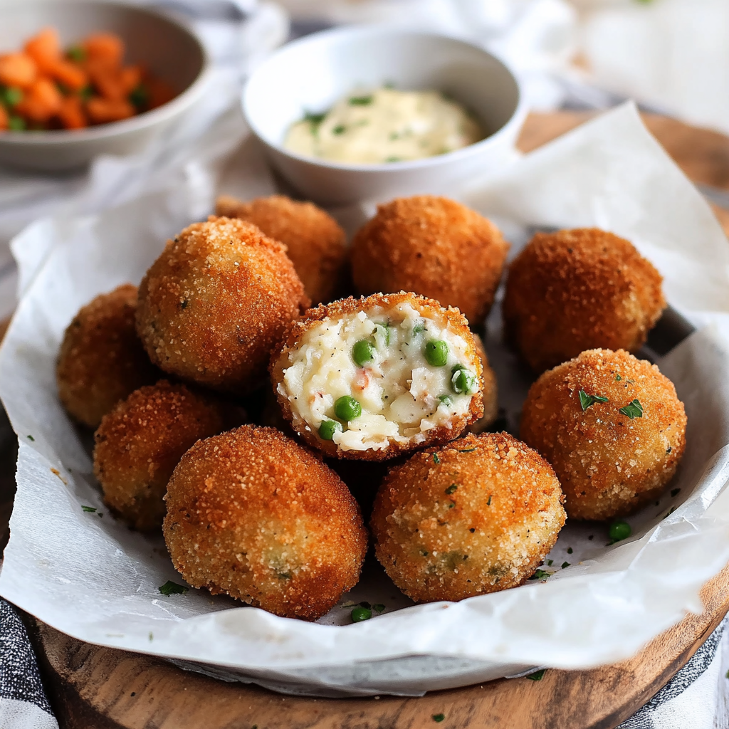 Chicken Pot Pie Croquettes