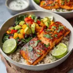Chili Lime Salmon Bowls