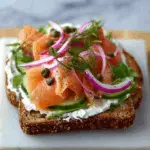 Classic Smoked Salmon Sandwich