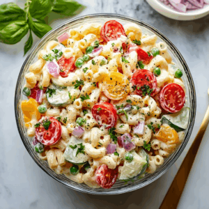 Ditalini Pasta Salad - Justine Recipes