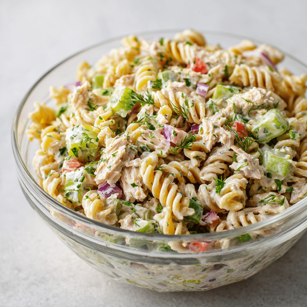 Creamy Tuna Pasta Salad