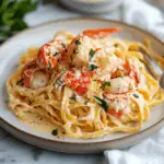 Creamy Tuscan Lobster Pasta