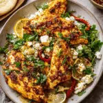 Crispy Feta Lemon‑Pepper Chicken