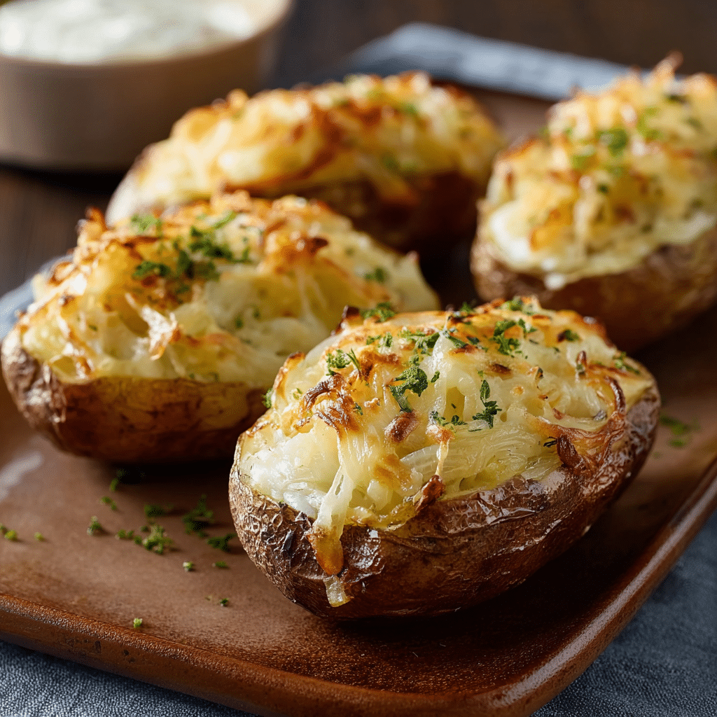 French Onion Stuffed Potatoes