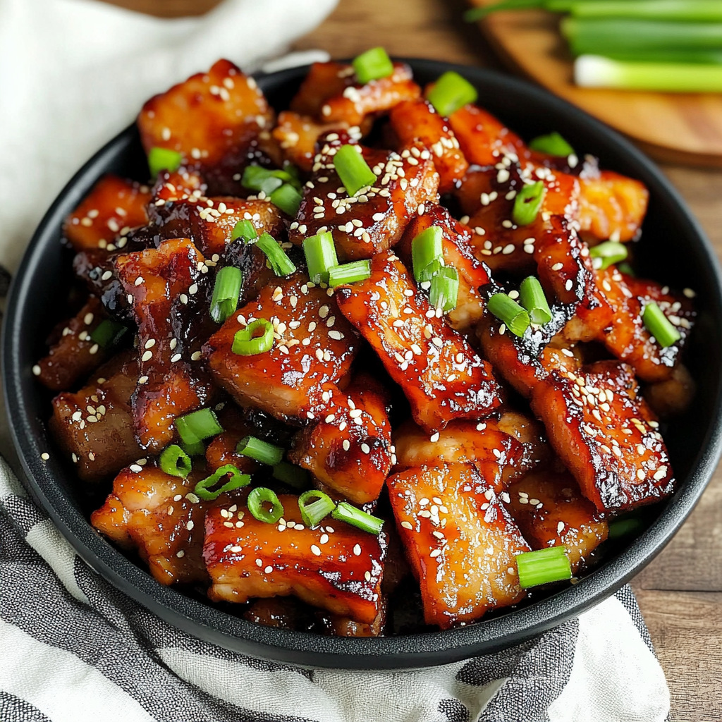 Korean Pork Belly Skillet