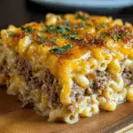 Mac & Cheese Meatloaf Casserole