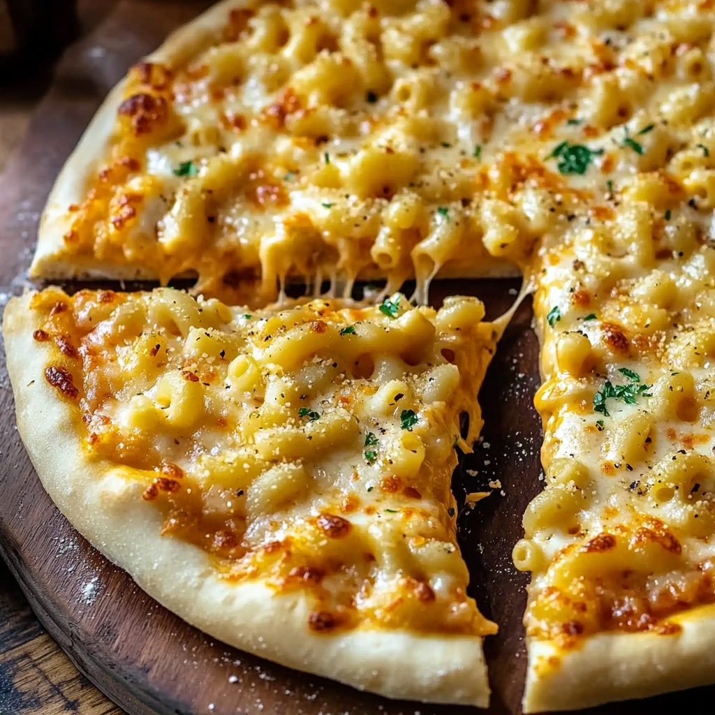 Macaroni and Cheese Pizza