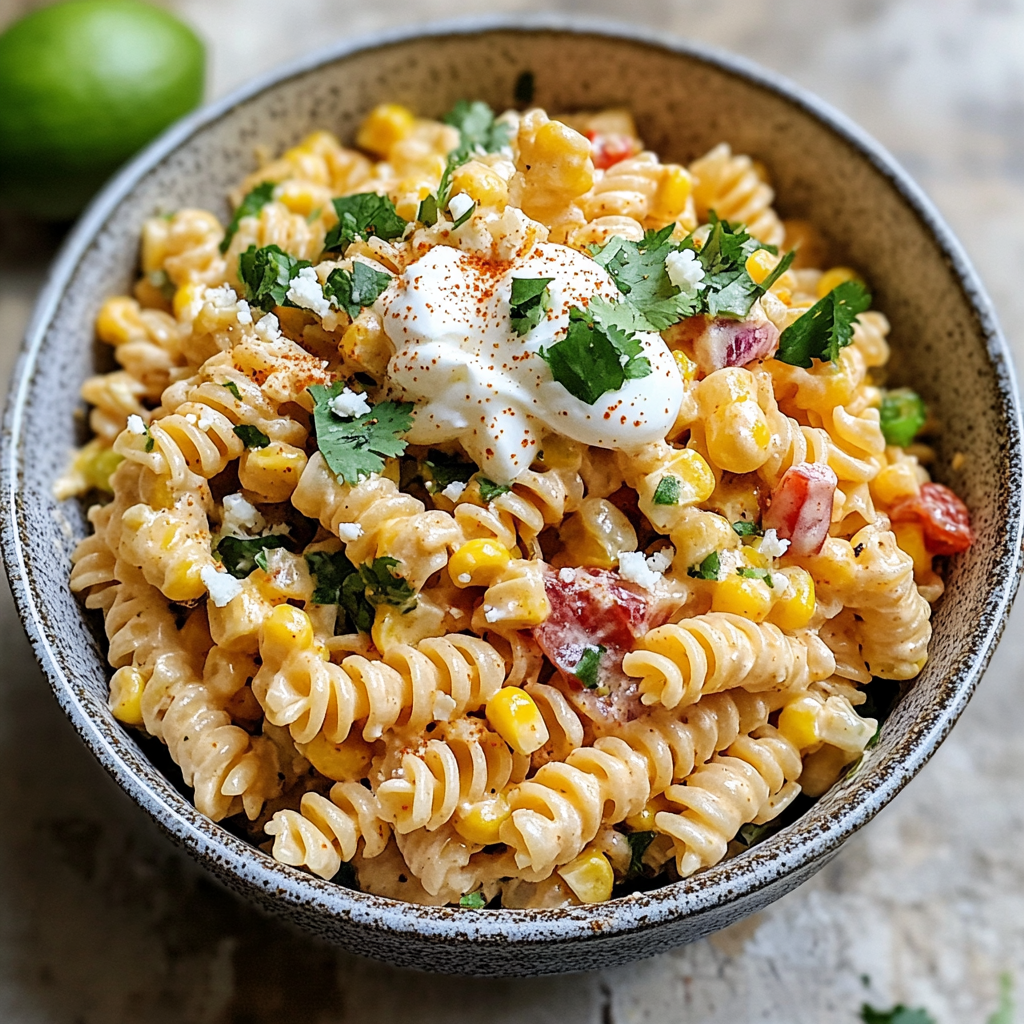 Mexican Street Corn Pasta Salad