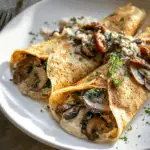 Mushroom Crepes
