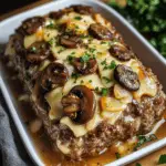 Mushroom Swiss Cheese Meatloaf