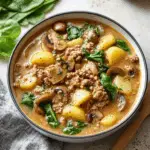 Savory Ground Chicken Soup