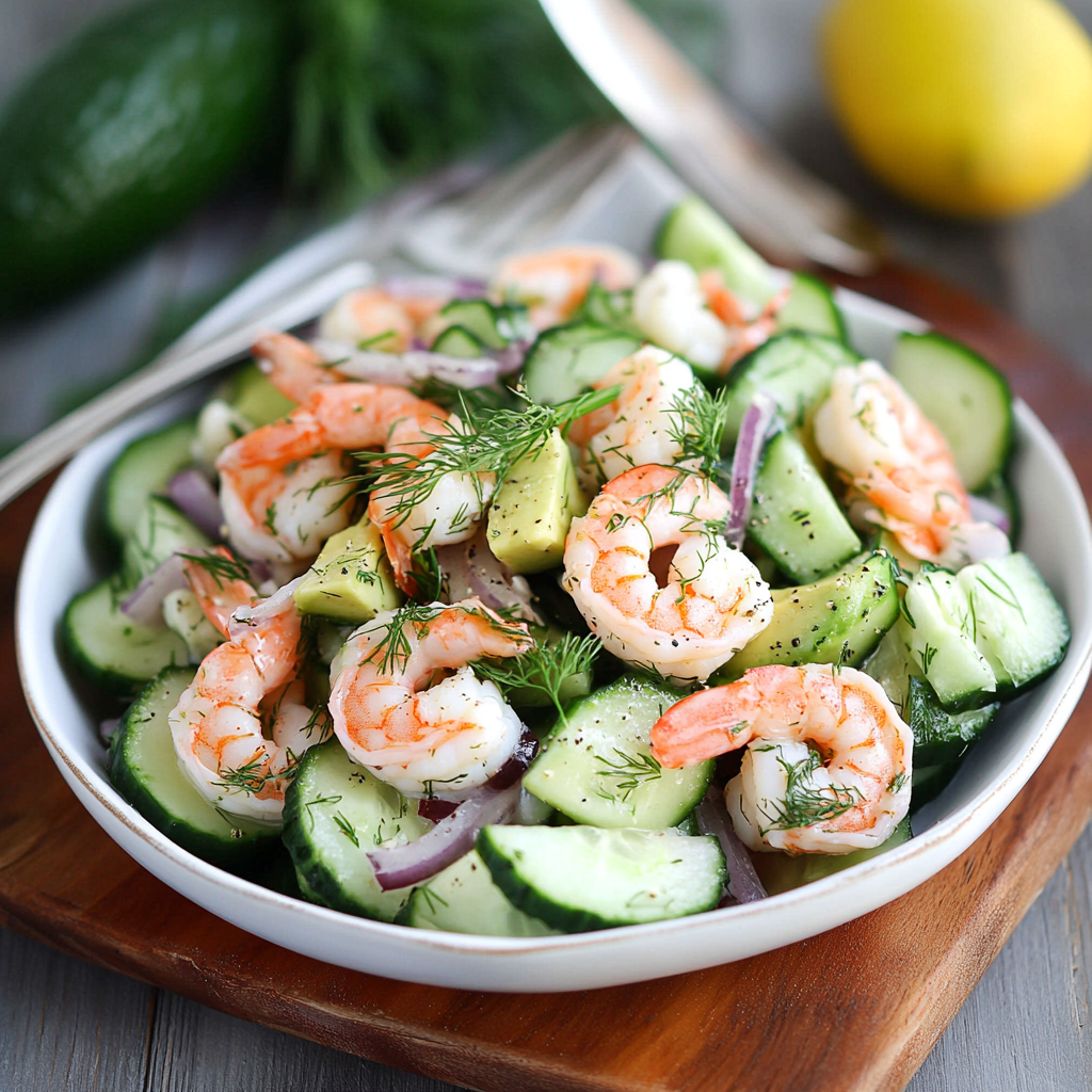 Shrimp and Cucumber Salad