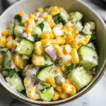 Street Corn Meets Creamy Cucumber Salad