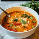 Thai Red Curry Noodle Soup