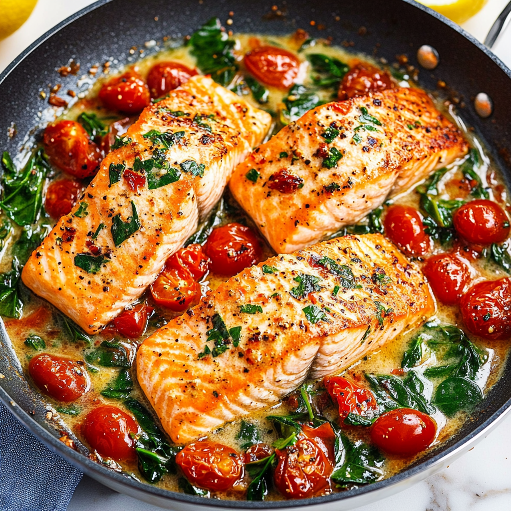 Tuscan Garlic Butter Salmon