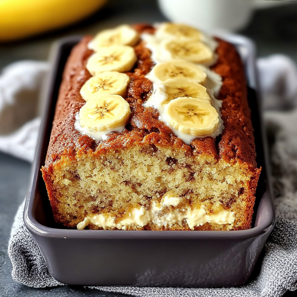 Ultimate Cream Cheese Banana Bread