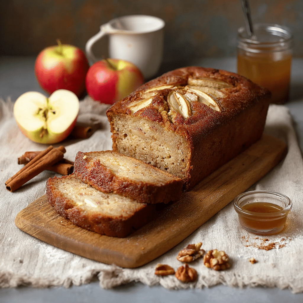 Apple Cinnamon Banana Bread