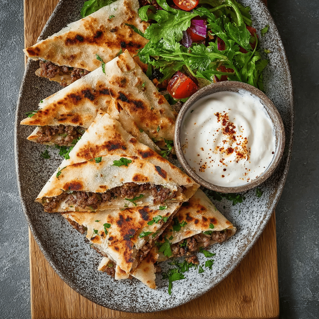 Arayes – Levantine Meat-Stuffed Pitas