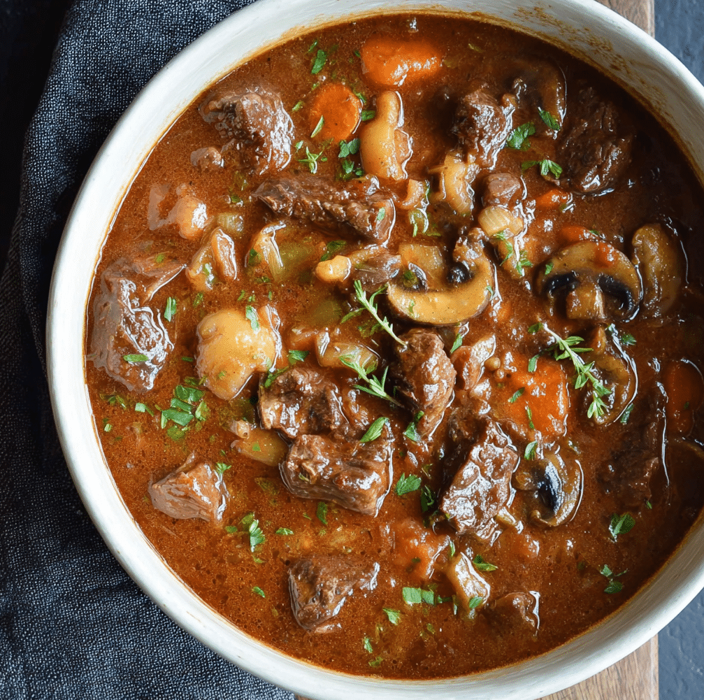 Beef and Mushroom Stew