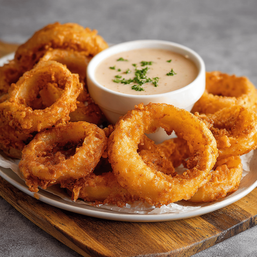 Beer-Battered Onion Rings