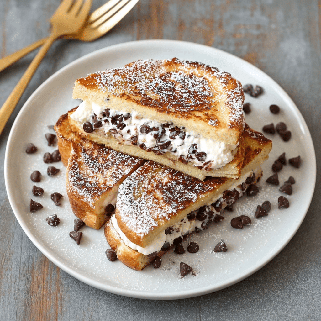 Cannoli Stuffed French Toast