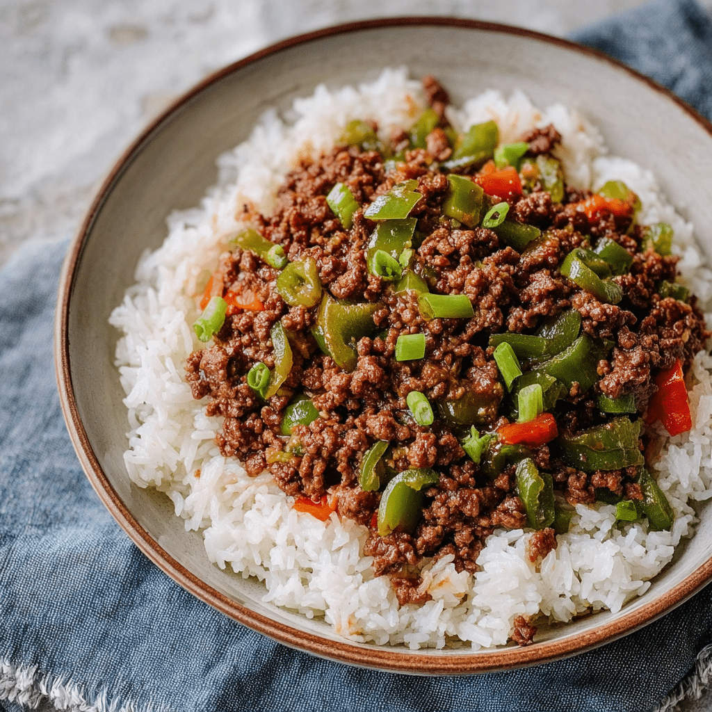 Cantonese Beef Rice Bowls