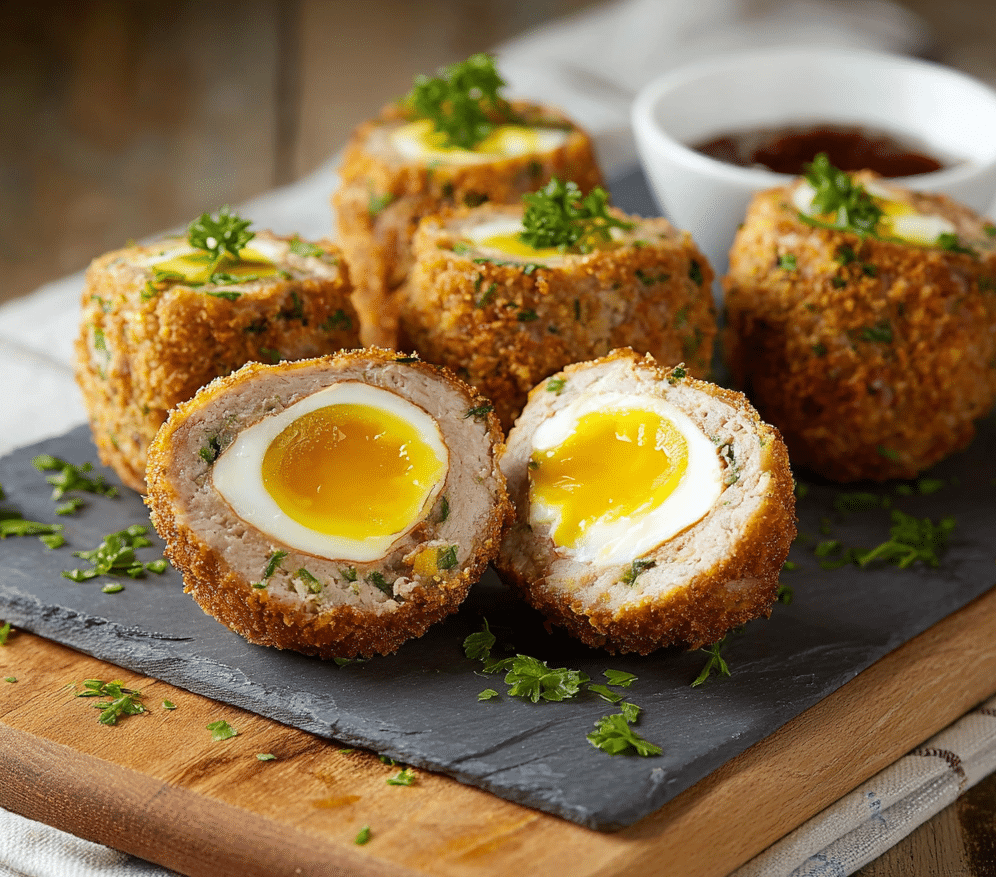 Golden Pork-Wrapped Scotch Eggs