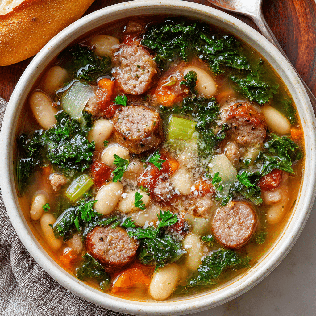 Hearty Sausage and Veggie Soup