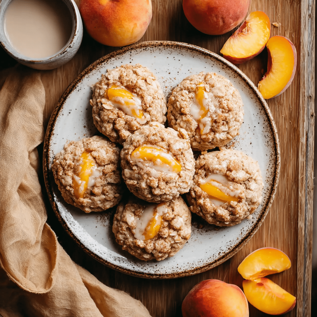 Peach Cobbler Cookies
