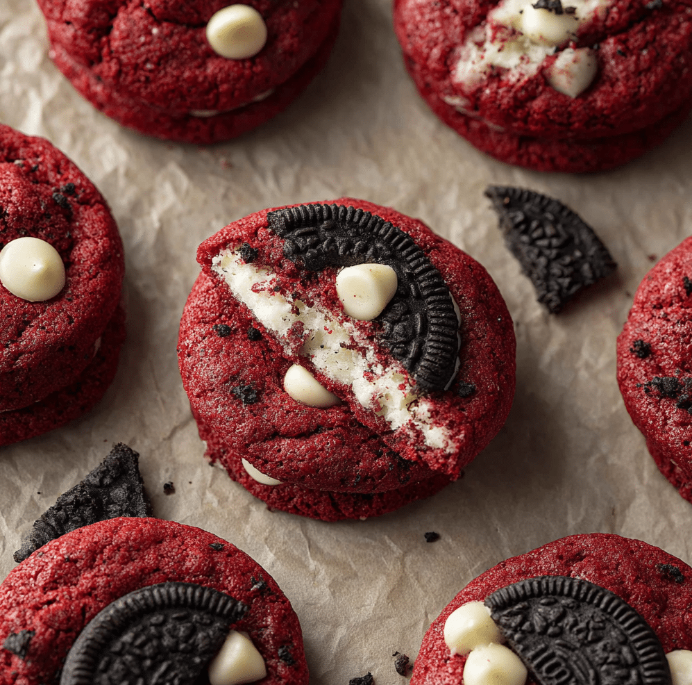 Red Velvet Oreo Cookies