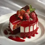 Red Velvet Strawberry Cheesecake Delight
