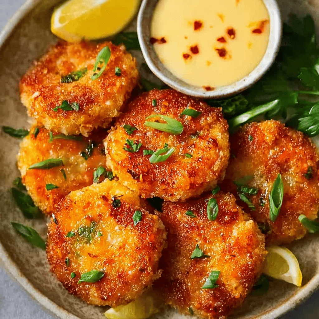 Shrimp Cakes with Zesty Aioli