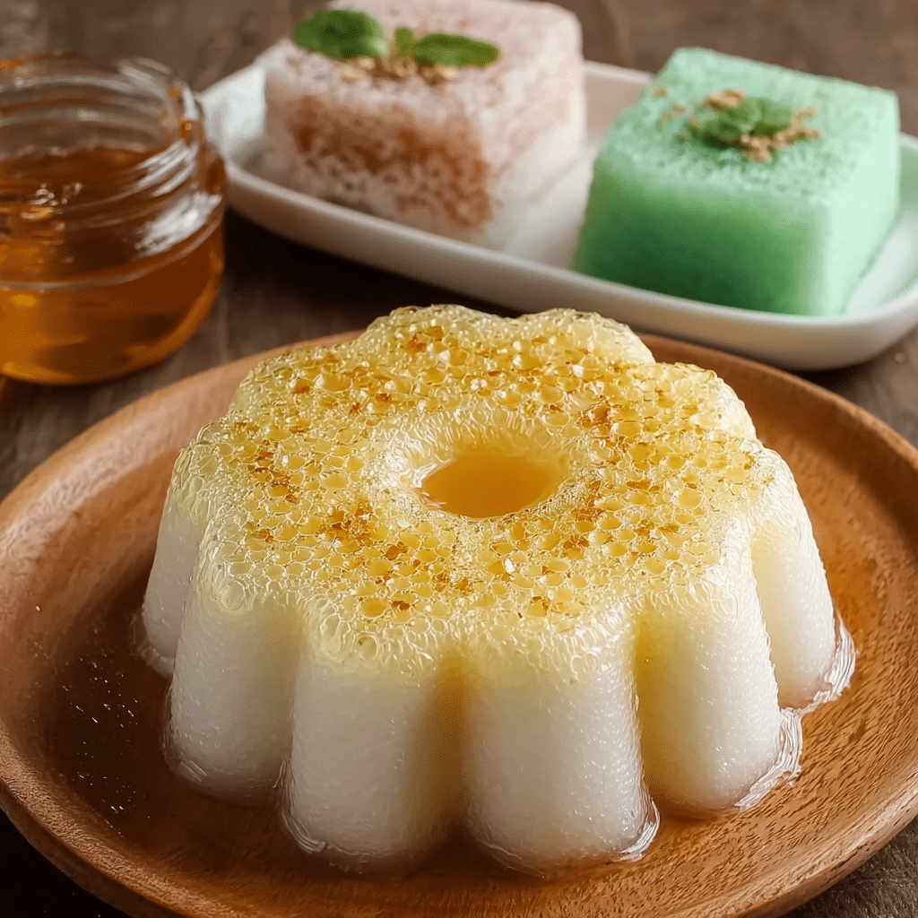 Steamed Vietnamese Honeycomb Cake