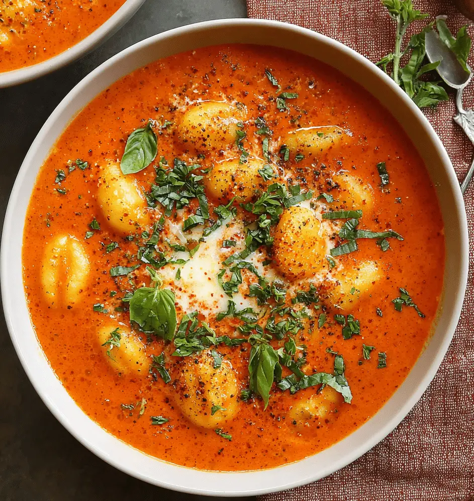 Tomato Gnocchi Soup